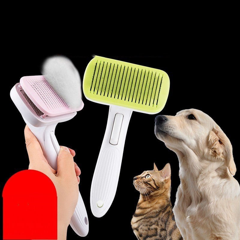Brosse de toilettage anti-poils pour chien et chat