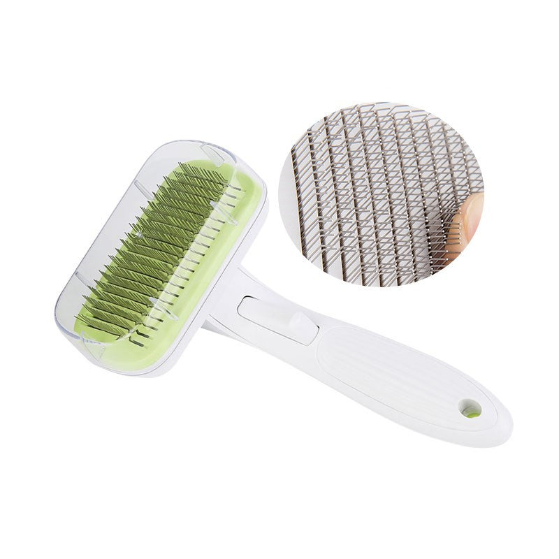 Brosse de toilettage anti-poils pour chien et chat