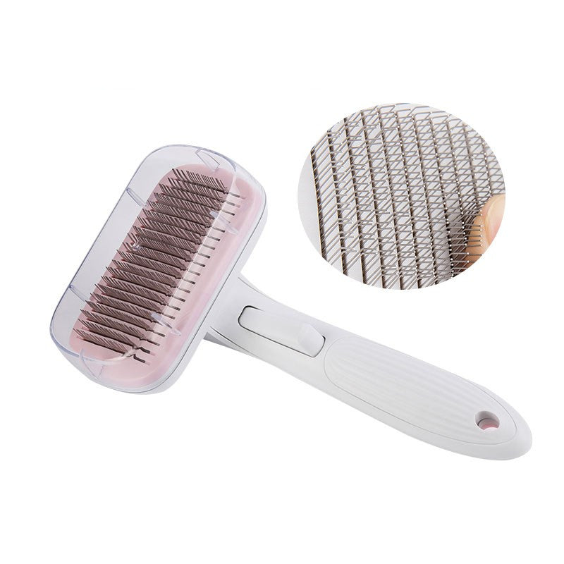 Brosse de toilettage anti-poils pour chien et chat